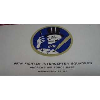 Air Force Letterhead 95th Fighter Intercepter Squadron  