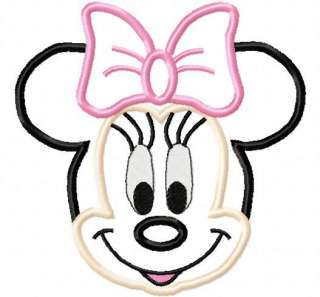 embroidery applique design lot of 12 minnie mouse  