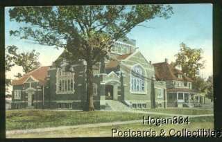 First Presbyterian Church Defiance Ohio Postcard 1911  