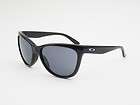 New Womens Oakley Sunglasses Fringe Polished Black Grey oo9124 01