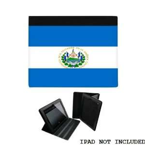 El Salvador Salvadorian Flag iPad 2 3 Leather and Faux Suede Holder 