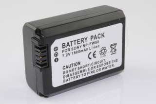 Two Batteries for Sony NP FW50 NEX 5 NEX 3 A33 A55 New  