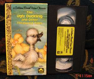 Little Golden Books Tale of The Ugly Duckling VHS RARE & OOP FREE 