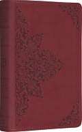ESV Compact Bible (Trutone, Cranberry, Filigree Design)