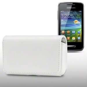  SAMSUNG WAVE Y S5380 SOFT LEATHER HORIZONTAL CASE BY 