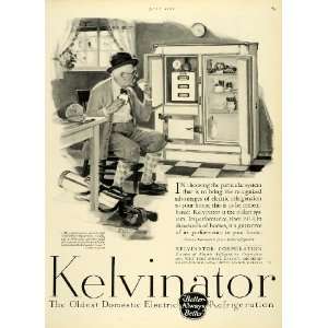  1926 Ad Kelvinator Electric Refrigeration Vintage Kitchen 