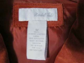 Marshal Fields Suede Leather Jacket Women Sz Medium  