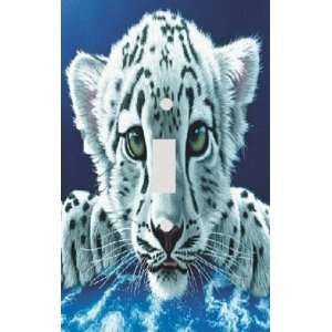  Baby White Tiger Decorative Switchplate Cover: Home 