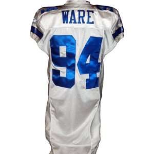 Demarcus Ware #94 Cowboys Game Issued White Jersey (Size 46) (Tagged 
