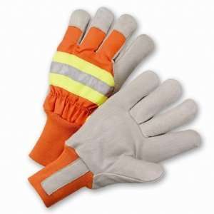 Leather Safety Work Gloves Thinsulate Medium West Chester Waterproof 