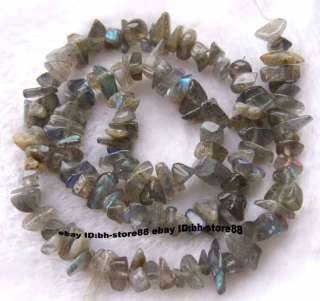 AA4 8mm Natural Labradorite Baroque gemstone Beads 15  