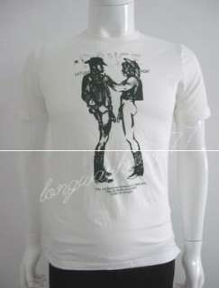 Vivian Westwood Men Dance T shirt White sz L  