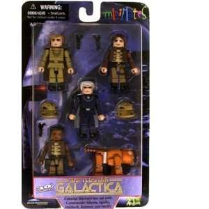   Galactica Classic: Colonial Warriors Minimates Box Set: Toys & Games