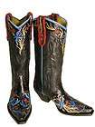 LIBERTY Boot Co. Tattoo You Womens Rockstar Cowboy Boots (Orig.$1,795)