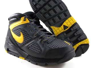 Nike ACG Abasi Trail Hiking Black/Yellow Work Men Boots  