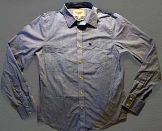 Abercrombie Shirt ( XL Extra Large ) Blue , Stripes  