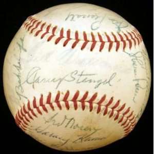  1954 AL Allstar Team 27 SIGNED Baseball MANTLE WILLIAMS 