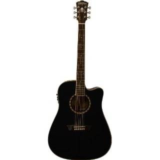 Washburn Mahogany Series WD10SCEB Dreadnought Acoustic Electric Guitar 