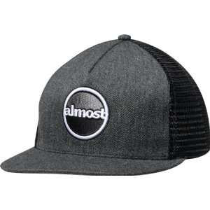 Almost Roadie Mesh Hat Osfa Charcoal Skate Hats:  Sports 
