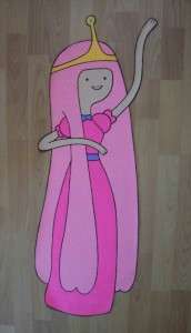 Adventure Time with Finn and Jake Bubblegum Princess Wall Paper Mural 