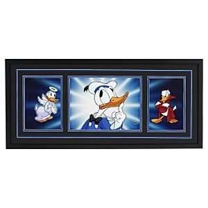  Disney Donald Duck Triptych Limited Edition Sericel with 