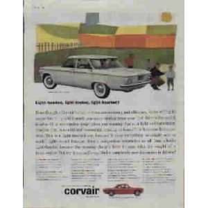 Light handed, light footed, light hearted 1960 Chevrolet Corvair 700 