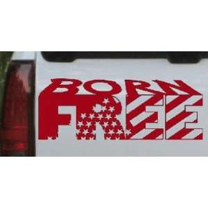   18.1in    Born Free Car Window Wall Laptop Decal Sticker: Automotive