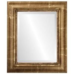   Chicago Rectangle in Champagne Gold Mirror and Frame