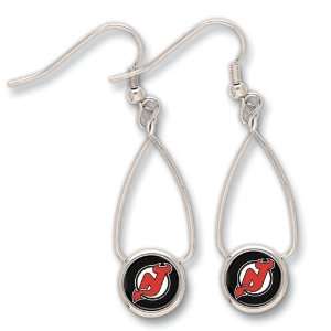 New Jersey Devils French Loop Earrings