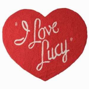 Love Lucy Lucille Ball TV Show Heart Shaped Logo Floor Rug New Gift 