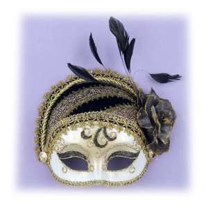  Masquerade Venetian Victorian 1920s Style Mardi Gras Mask 