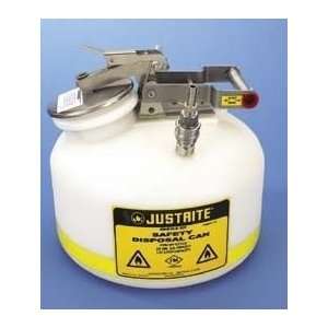 Justrite Centura Prefabricated Quick Disconnect Safety Disposal Cans 