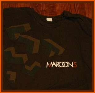 Maroon 5 Adam Levine Rock Concert Tour T Shirt L  