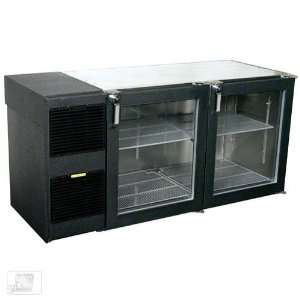    L1 GN(RR) 60 Glass Door Low Profile Back Bar Cooler: Home & Kitchen