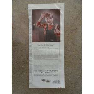  The Companion Companies of Omaha,40s print ad (little boy 