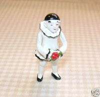 Warwick Standing Pierrot/Mime: DOLLHOUSE Miniatures  