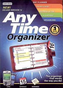 Anytime Organizer Deluxe 12 new in retail box addresses, planner 