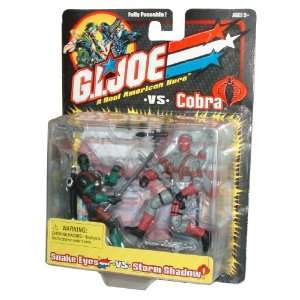  GI Joe vs Cobra Year 2001 Fully Poseable 2 Pack 4 Inch 