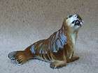 Miniature Bone China Seal Walrus Animal Figurines  