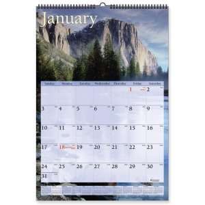 Visual Organizer Scenic Monthly Wall Calendar: Office 