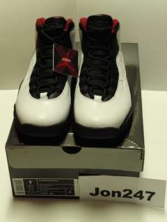 Air Jordan X 10 Retro Chicago Size 9 White / Varsity Red   Black 