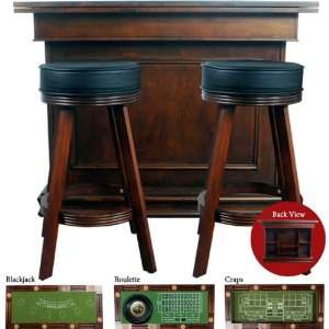  3 in 1 Game Table and Bar   Roulette   Craps   Blackjack 