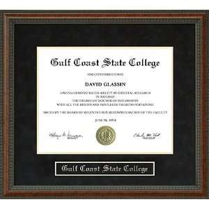  Gulf Coast State College (GCSC) Diploma Frame Sports 