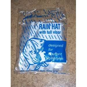  24 Ct Rain Hats with full visor Beauty