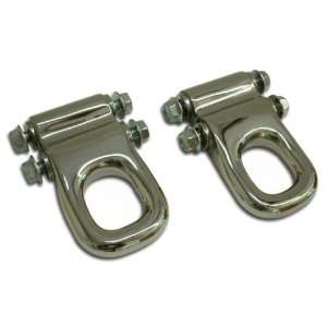   Stainless Steel Front Tow Hooks, for the 2006 Hummer H2: Automotive