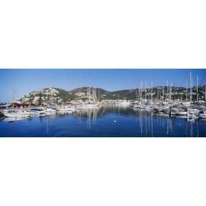 Boats Docked at the Harbor, Port dAndratx, Fishermans Port, Majorca 