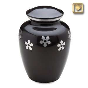  Forget Me Not Brass Cremation Urn by LoveUrns