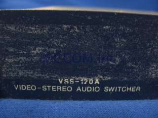 Sigma VSS 120A 12x1 Video Stereo Audio Passive Switcher  