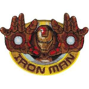 Iron Man Movie Hands Embroidered On Cartoon Patch