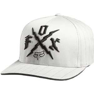 Fox Racing Big Vinnie Mens Flexfit Sports Wear Hat/Cap   Color: Grey 